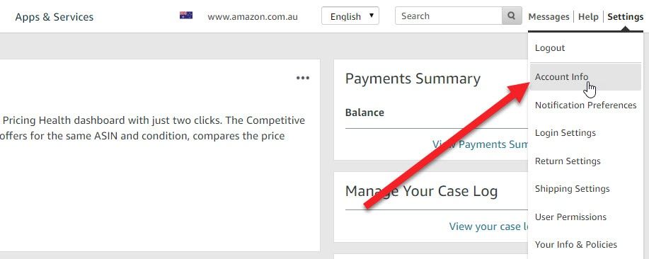 How to set your Amazon store settings