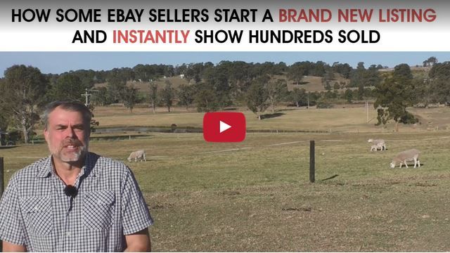 How some eBay sellers start a brand new