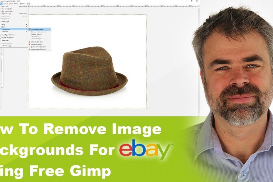 How To Remove Product Image Backgrounds For eBay Using Free Software Called Gimp