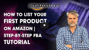 how to list your first product on amazon