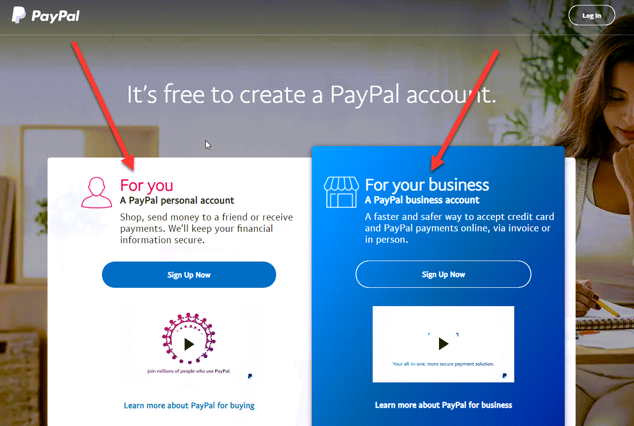 How to Set up a paypla account signup