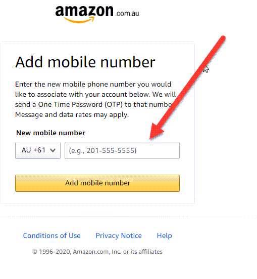 create amazon account