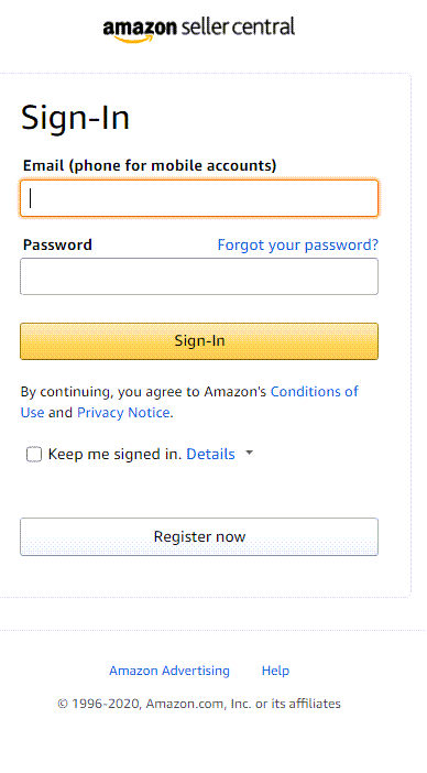 Open Amazon Seller Account