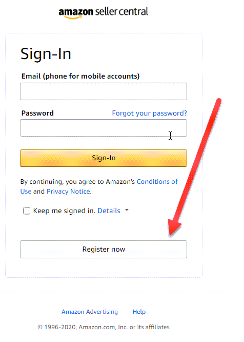 Open Amazon Seller Account