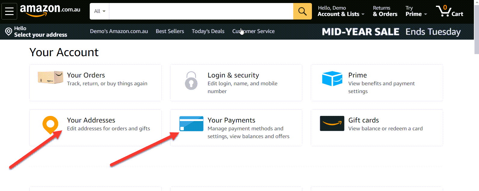create amazon account