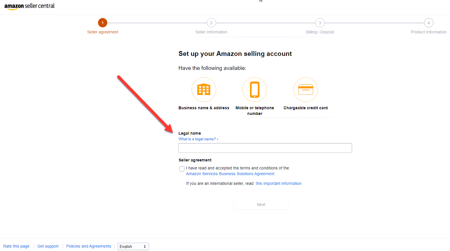 Open Amazon Seller Account