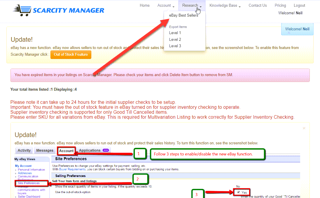 how to find best selling items on ebay uk