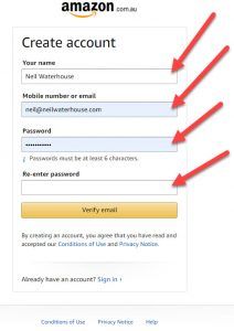 How To Open an Amazon Account