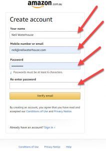 How To Open an Amazon Account