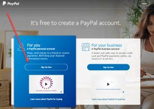 how to set up a PayPal account from scratch