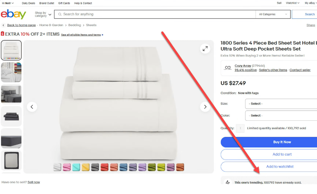 Best Selling items on eBay